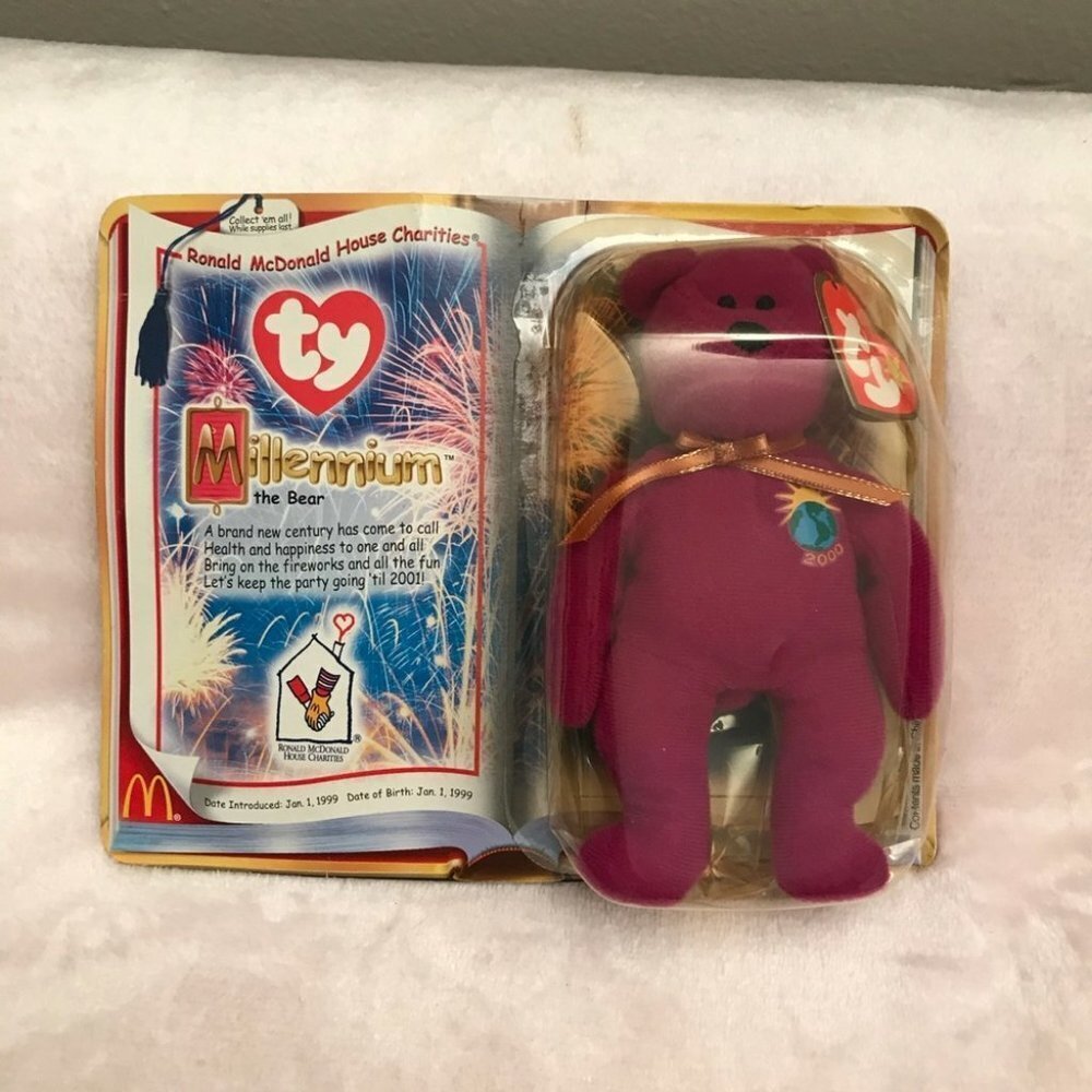 Collectible TY Millennium The Bear McDonald's Original Packaging McDonalds